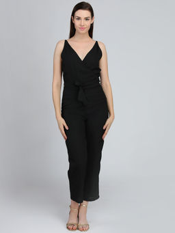 Dodo & Moa - Women Black Solid Jumpsuits