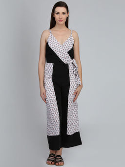 Dodo & Moa - Women White Printed Jumpsuits