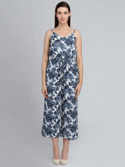 Dodo & Moa - Women White Floral Jumpsuits