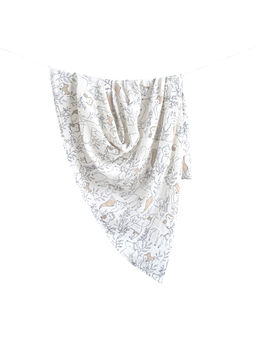 Crane Baby - Ezra Single Swaddle Wraps (Woodland)