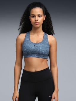 Puma - 4Keeps Womens Padded Training Bra - Blue