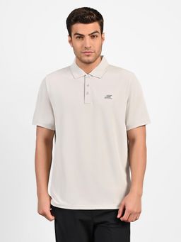 SKECHERS - Men Beige Essential Polo T-shirt
