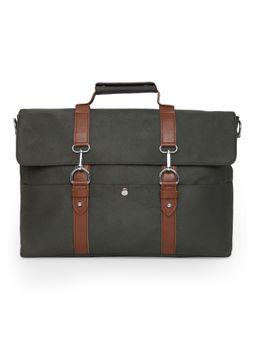 MBOSS - Faux Leather 15.6 Inch Laptop Messenger Bag