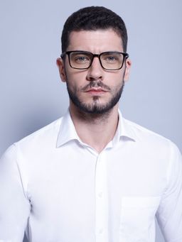 Intellilens - Unisex Square UV Protected Blue Cut Computer Glasses - Black (53-16-135)