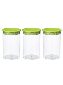 Kuber Industries - Container for Kitchen Storage Set of 3 Transparent