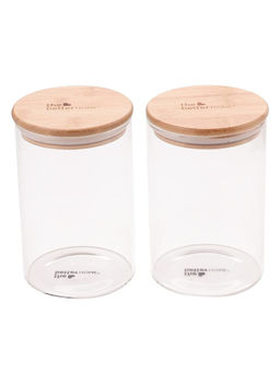 The Better Home - Borosilicate Jars 1000ml (Pack of 2)