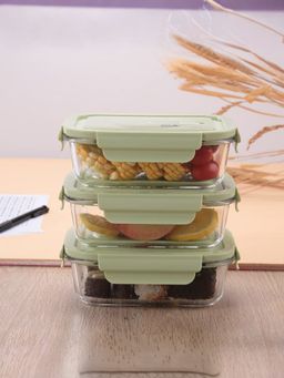 The Better Home - Borosilicate Food Containers (Pack of 3)
