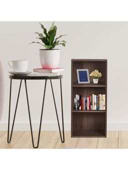 Kuber Industries - Book ShelfWooden 4 Shelves Engineered Bookshelf30"X30",(Brown)