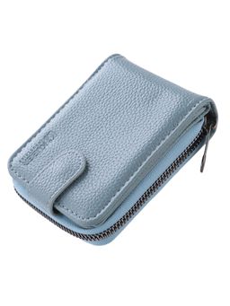 Kuber Industries - Card Holder Wallet For Men & Women Blue