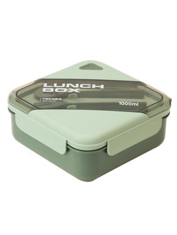Kuber Industries - Insulated Lunch Box For Kids & AdultsPremium Food-Grade PP Plastic1000 MLGreen
