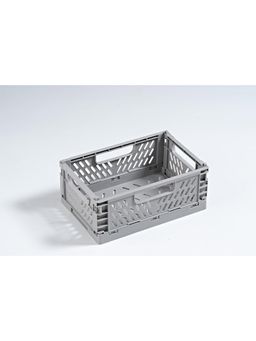 Kuber Industries - Small Refrigerator Storage Crisper/Fridge Container without Lid (Grey)