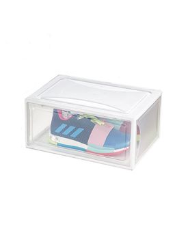 Kuber Industries - Shoe Box for StorageMulti-Purpose Plastic Shoe RackWhite