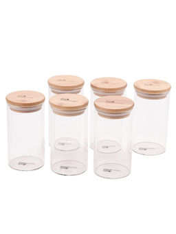 The Better Home - Borosilicate Jars 300ml (Pack of 6)