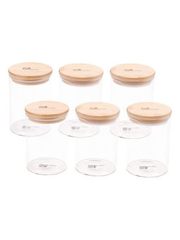 The Better Home - Borosilicate Jars 600ml (Pack of 4)