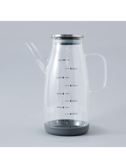 Kuber Industries - Borosilicate Oil containers for Kitchen 1000 ML Transparent