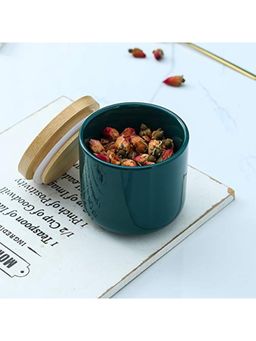 Kuber Industries - Food Storage Jar Kitchen Storage Jar 260 ML Green