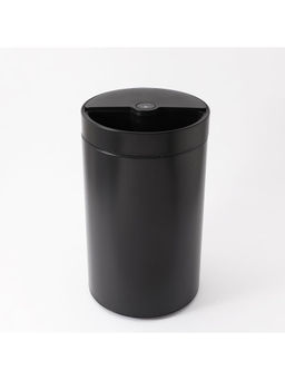 Kuber Industries - Sensor Dustbin Rotating Motion-Sensor Dustbin Touchless Black