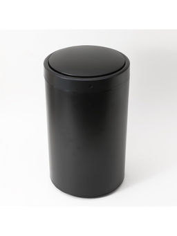 Kuber Industries - Sensor Dustbin Round Big Sensor Dustbin Black