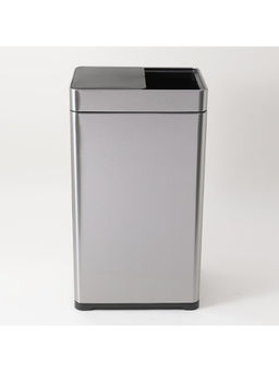 Kuber Industries - Sensor Dustbin Sliding Big Sensor Dustbin Silver