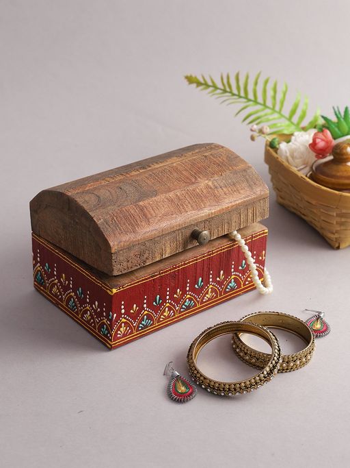 AAPNO RAJASTHAN Wooden Hand painted Box/Organizer