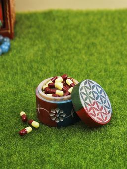 AAPNO RAJASTHAN - Cylindrical Storage Box