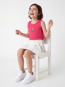 United Colors of Benetton - Regular Fit Round Neck Top Pink