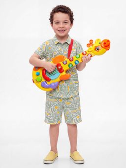 United Colors of Benetton - Regular Fit Spread Collar Printed Shirt