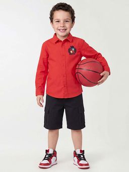 United Colors of Benetton - Regular Fit Spread Collar Solid Shirt
