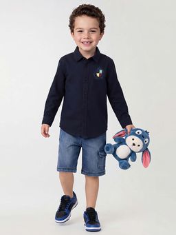 United Colors of Benetton - Regular Fit Spread Collar Solid Shirt