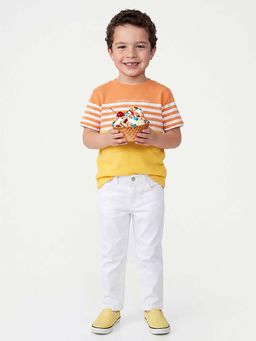 United Colors of Benetton - Multi-Color Regular Fit Round Neck Striped T-shirt
