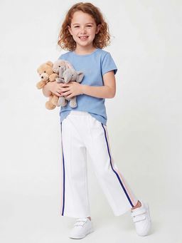 United Colors of Benetton - Regular Fit Round Neck T-Shirt Blue