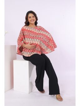 CRAFIQA - Multi-Color Royal Mosaic Bloom Cotton Nursing Cover