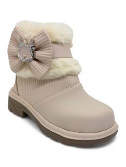 Lil Lollipop - Girls Beige Party Boots
