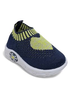 Lil Lollipop - Unisex Navy Blue Musical Chu Chu Slip On Sneakers