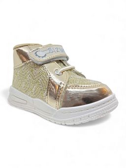 Lil Lollipop - Girls Gold Casual Sneakers