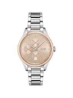 Boss - Grand Course Multifunction Rose Gold Round Crystal Dial Womens Watch - 1502604
