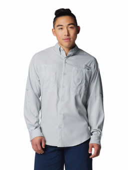 Columbia - Grey Solid Regular Fit Shirt
