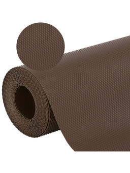 VIVALUXORA - Brown Diamond Texture Pvc Shelf Liner Anti-Slip Table Mat