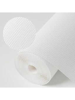 VIVALUXORA - White Diamond Texture Pvc Shelf Liner Anti-Slip Table Mat