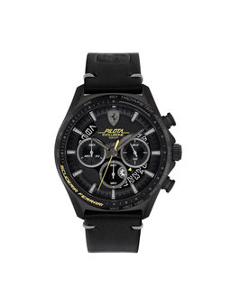 Scuderia Ferrari - PILOTA EVO Chronograph Black Round Dial Men's Watch - 0830823