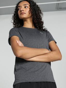 Puma - Run Favourite Heather Womens Grey T-Shirt