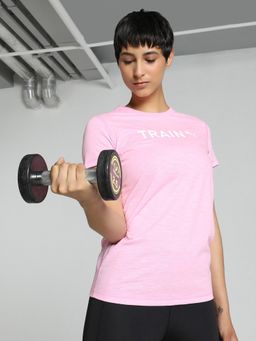 Puma - Graphic Train Womens Pink T-Shirt