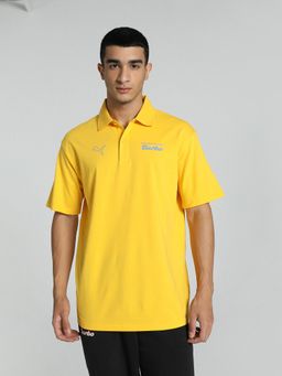 Puma - Pl Essentials Polo Mens Yellow T-Shirt