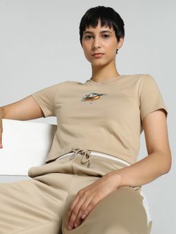 Puma - Graphics Fruity Baby Womens Beige T-Shirt