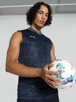 Puma - Team Cup Training Jersey Sl Mens Blue T-Shirt