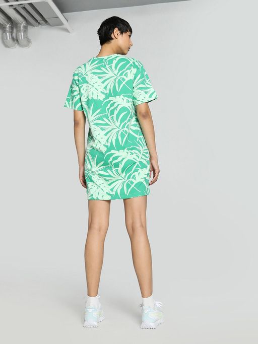 puma green dress PUMA X MUMU Girl's Palm Golf Dress, Large, Rose Blossom