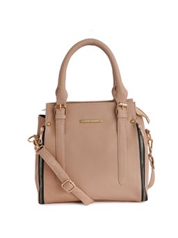 Lapis O Lupo - Beige Solid-Plain Handbag