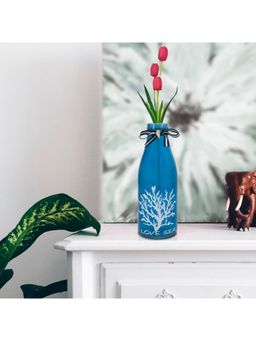 Voncasa - Glass Vase in Color - Blue