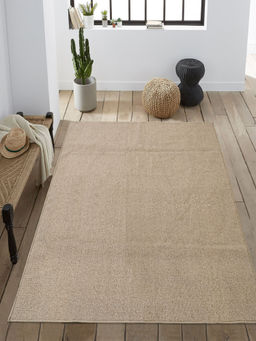 Saral Home - Solid Polypropylene Modern Carpet (Beige, 180X270 cm)