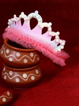 Stol'N - Crown Hair Band-Dark Pink